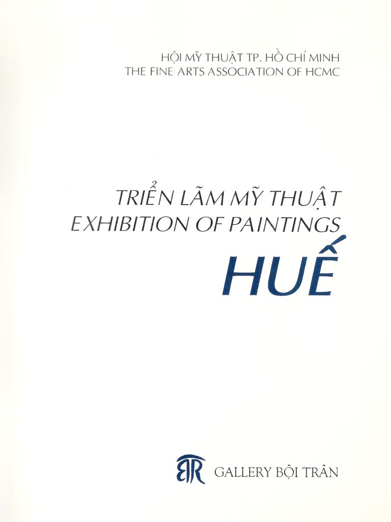 Exhibition of Paintings: Hue, 15 October 1996.