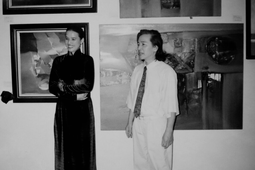 Boi Tran and Buu Y, Boi Tran Art Gallery, Hue, 1995