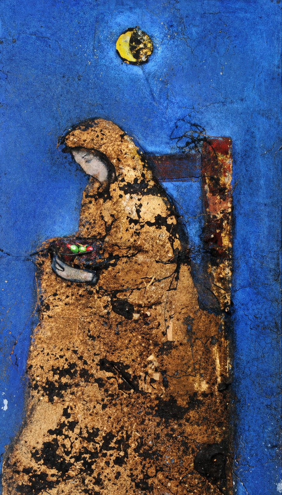 Dângsơn dầu trên bố 14 x 22 inđinhcường