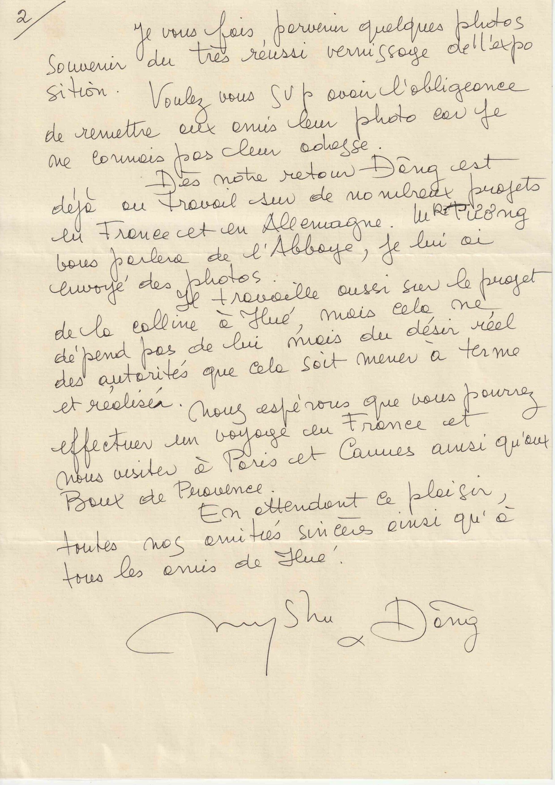 Letter from Myshu & Lebadang, 14 April 1998