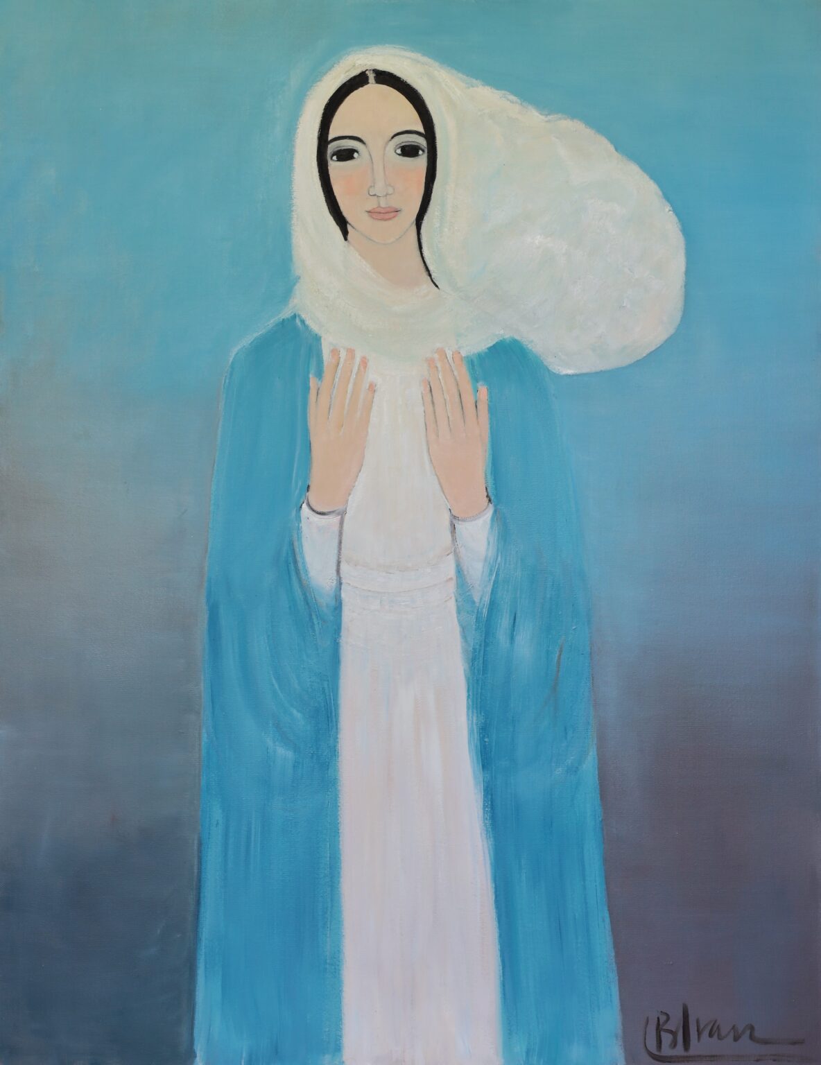 La Madone au Foulard Blanc (Madonna with the White Foulard)

