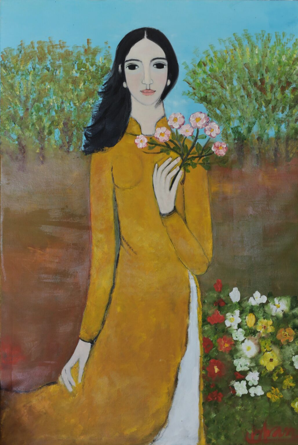 La Jeune Femme aux Fleurs des Champs (Young Lady with Wildflowers)
