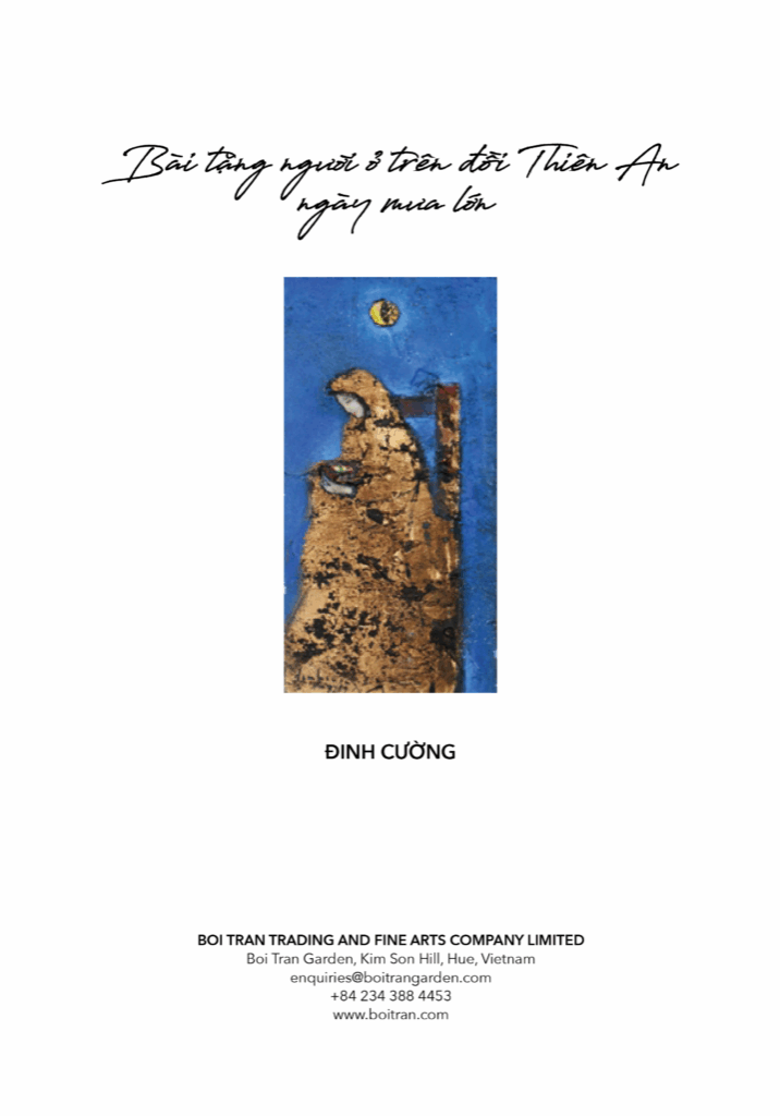 A Piece of Poetry to a Lady on Thien An Hill on a Rainy Day, Dinh Cuong, 2001