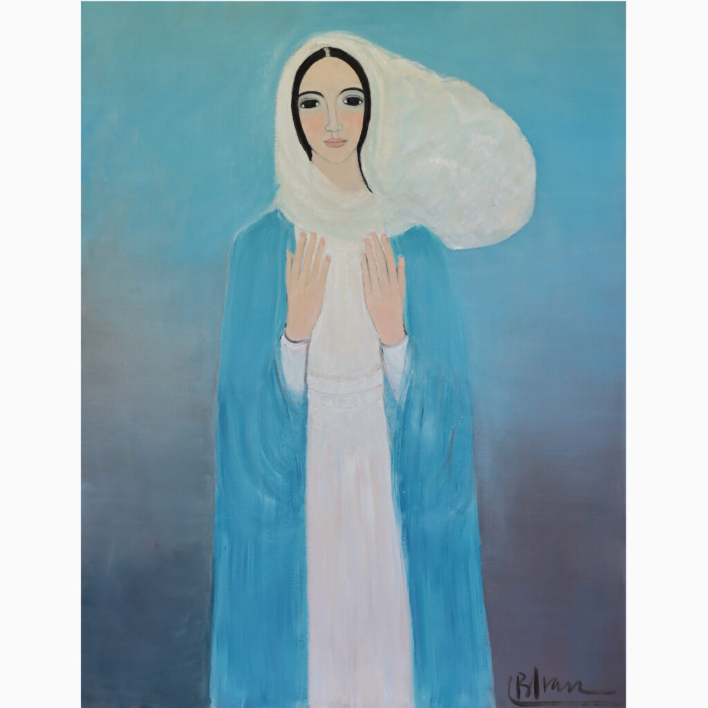 La Madone au Foulard Blanc (Madonna with the White Foulard)

