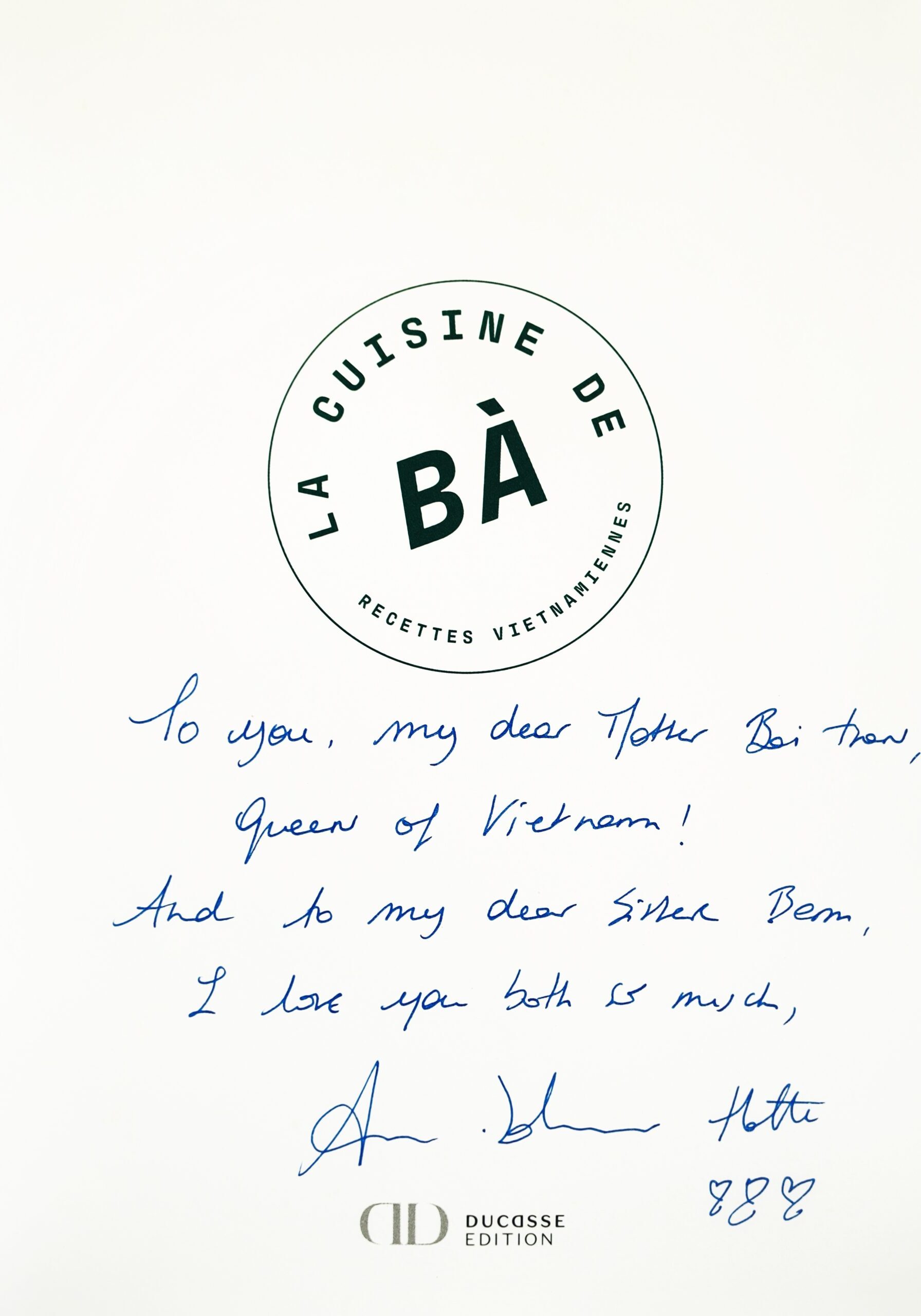 Anne-Solenne Hatte's “La Cuisine De Bà”, or “Tasting Vietnam” at Boi Tran Garden